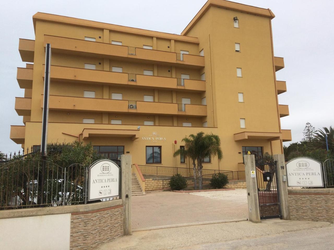 Residence Hotel Antica Perla Сан-Леоне Экстерьер фото